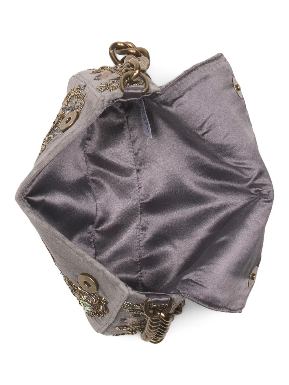 Made In India grey velvet